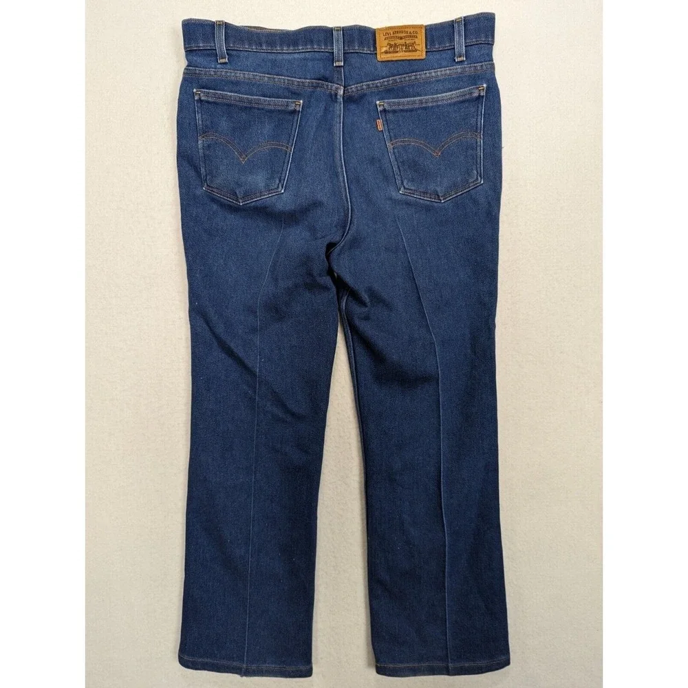 Levis 547 Mens Action Jeans Size 38 x 30 Cotton Blend Blue
